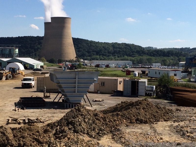 Keystone NRG Power Plant Somerset Steel Erection