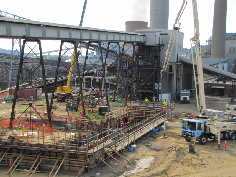 Keystone NRG Power Plant Somerset Steel Erection